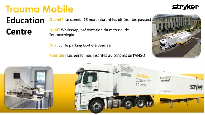 Workshop dans le camion STRYKER