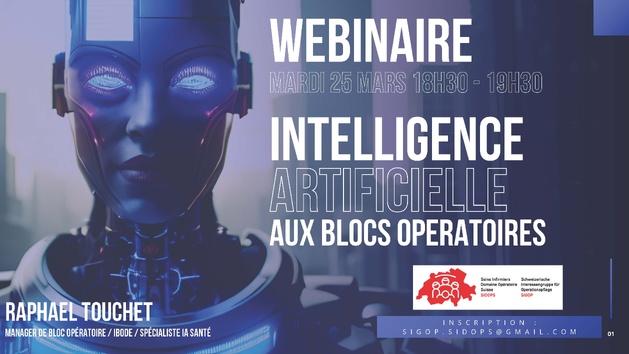 25 mars 2025 - Webinaire SIGOP/SIDOPS "L'intelligence artificielle aux blocs opératoires"