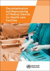 l'OMS publie "Decontamination and Reprocessing of Medical Devices for Health-care Facilities"