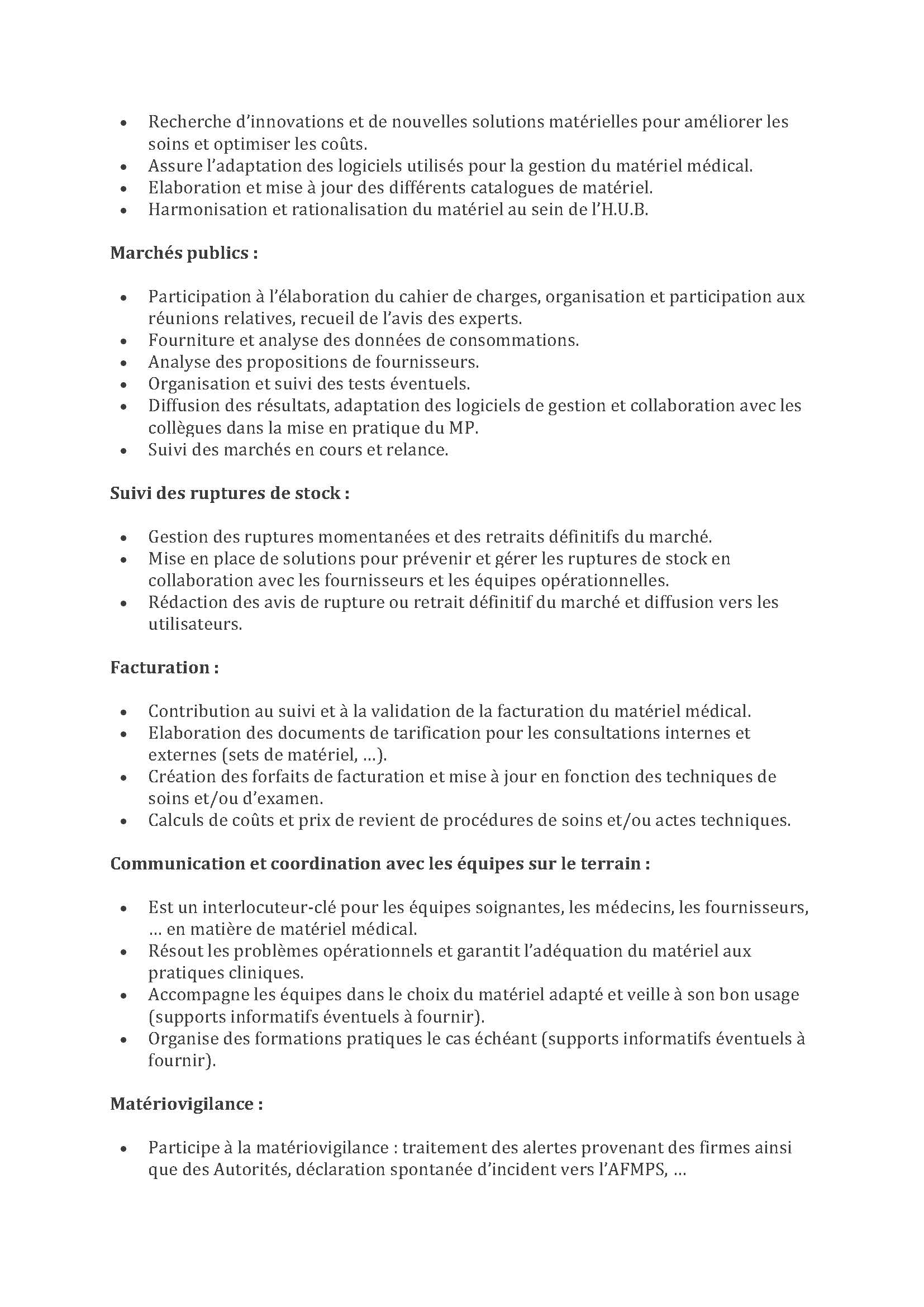 L'Hôpital Erasme (HUB) recherche un infirmier référent du matériel médical (H/F/X)